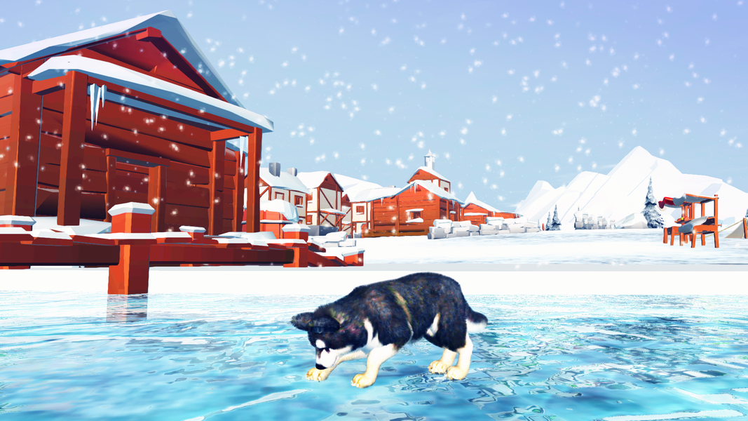 Alaskan Malamute Simulator - Gameplay image of android game