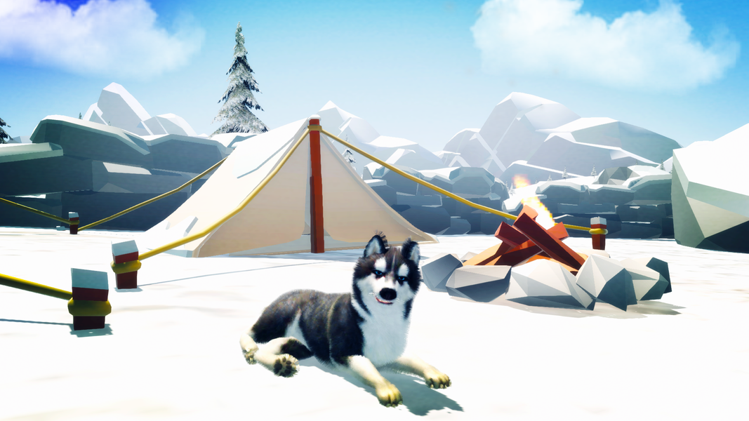 Alaskan Malamute Simulator - Gameplay image of android game
