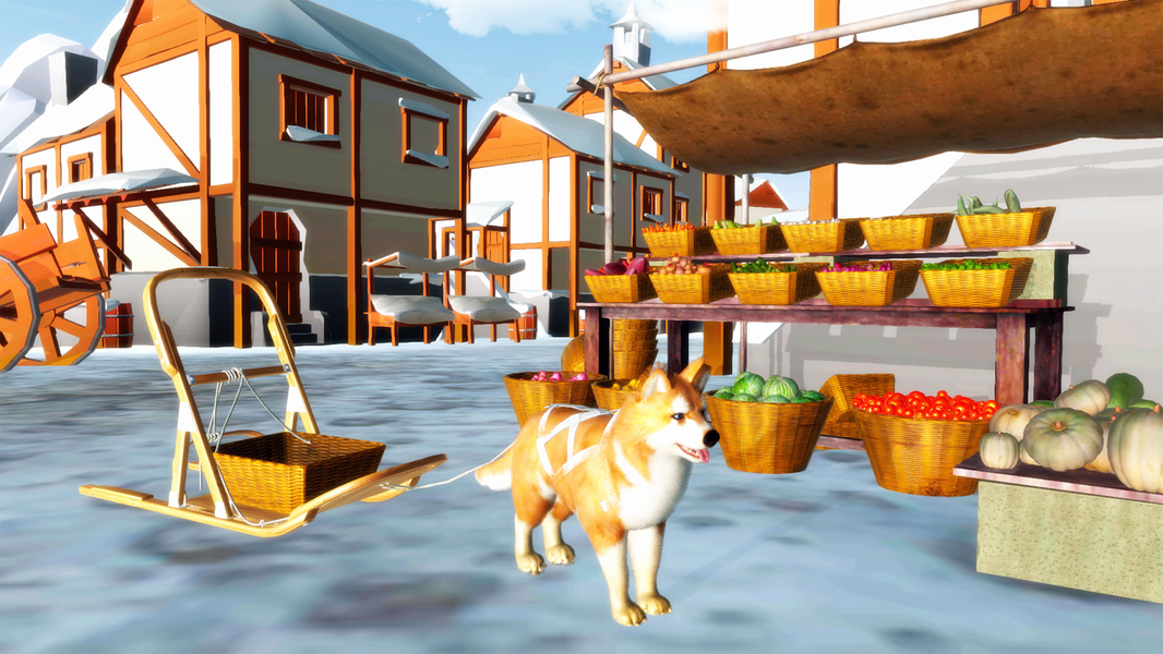Alaskan Malamute Simulator - Gameplay image of android game