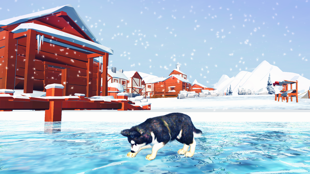Alaskan Malamute Simulator - Gameplay image of android game