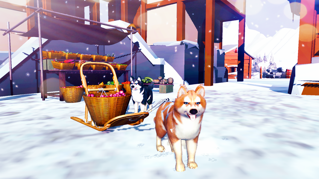 Alaskan Malamute Simulator - Gameplay image of android game