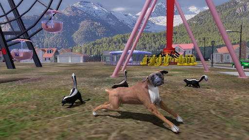 Boxer Dog Simulator 3D - Gameplay image of android game