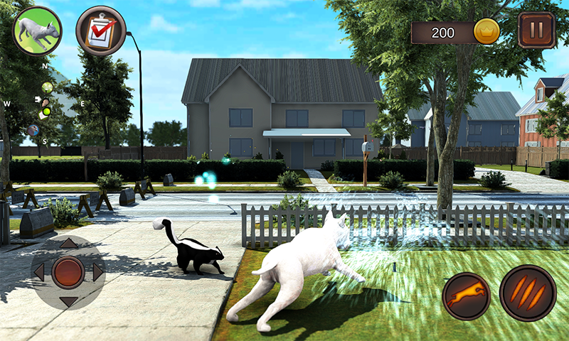 Bull Terier Dog Simulator - Gameplay image of android game