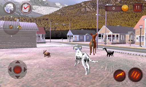 Dalmatian Dog Simulator - Gameplay image of android game