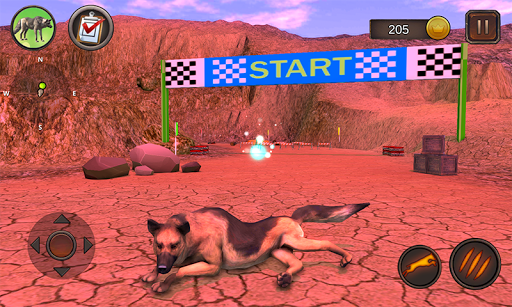 German Shepherd Dog Simulator - Gameplay image of android game