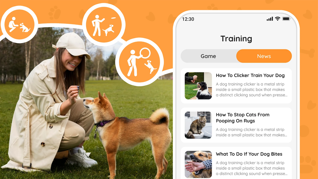Dog Translator & Dog Training - عکس برنامه موبایلی اندروید