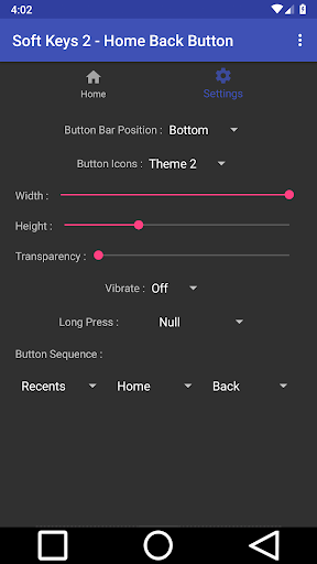 Soft Keys ۲ - Home Back Button - عکس برنامه موبایلی اندروید