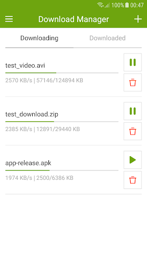 Download Manager For Android - Image screenshot of android app