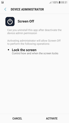 Screen Off And Lock Screen - Image screenshot of android app