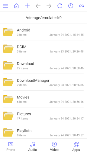 SD Card Manager For Android - Image screenshot of android app