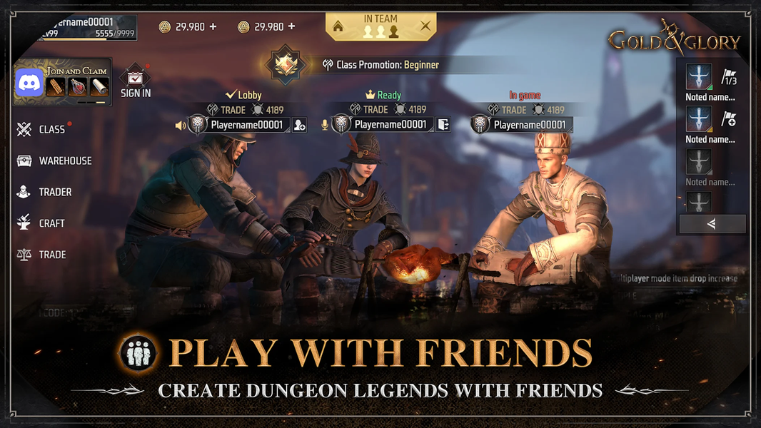 Gold and Glory - Gameplay image of android game