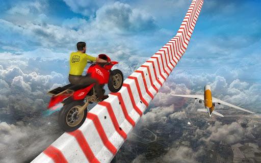 Sky bike stunt ۳d | Bike Race – Free Bike Games - عکس بازی موبایلی اندروید