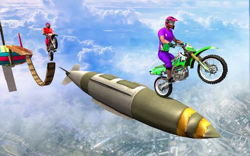 Sky bike stunt ۳d | Bike Race – Free Bike Games - عکس بازی موبایلی اندروید