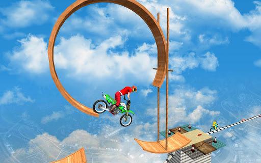 Sky bike stunt ۳d | Bike Race – Free Bike Games - عکس بازی موبایلی اندروید