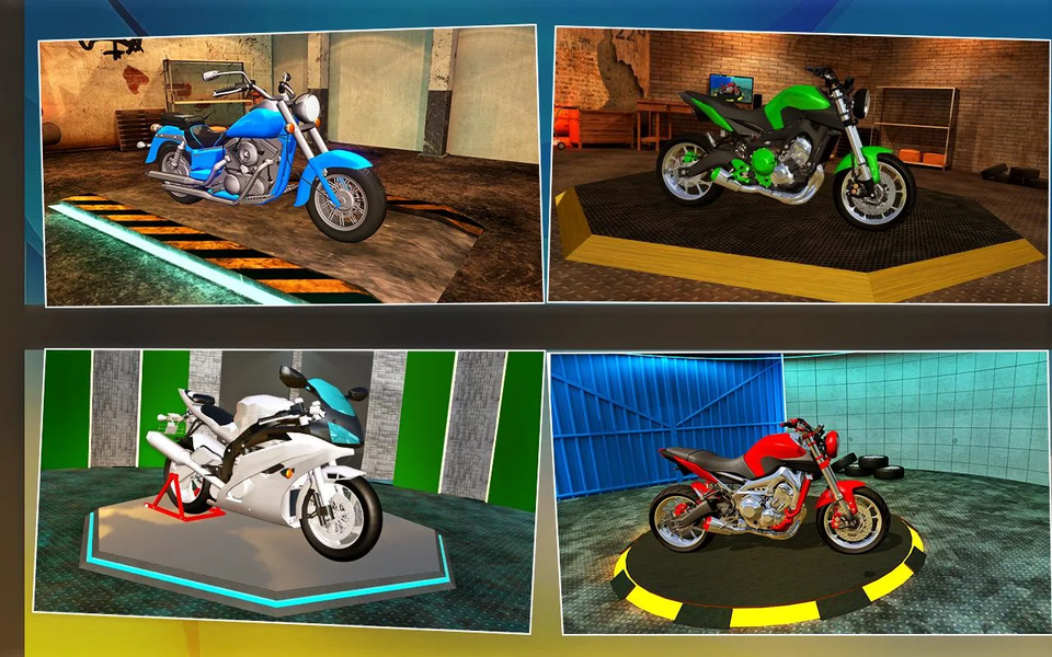 Bike rider highway racer ۳d- N - عکس بازی موبایلی اندروید