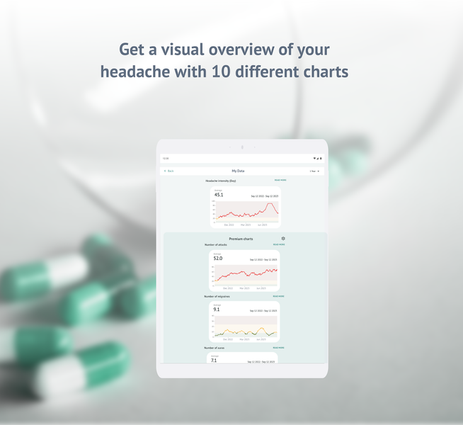Headache Calendar - عکس برنامه موبایلی اندروید
