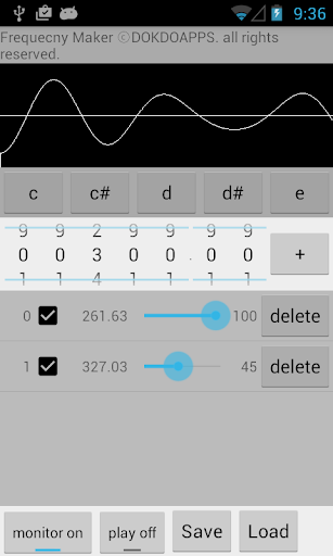 Frequency Maker - عکس برنامه موبایلی اندروید