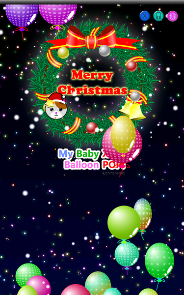My baby Xmas (Balloon pop!) - عکس برنامه موبایلی اندروید