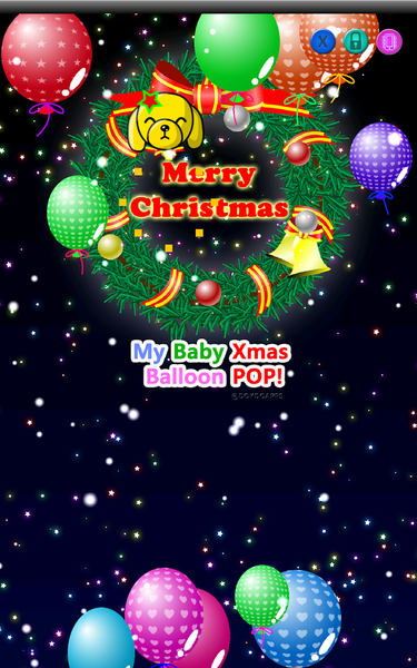 My baby Xmas (Balloon pop!) - عکس برنامه موبایلی اندروید