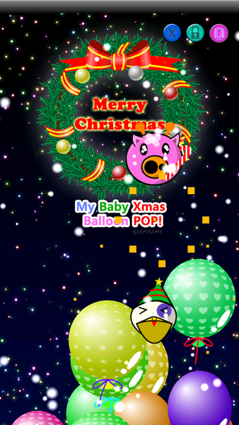 My baby Xmas (Balloon pop!) - عکس برنامه موبایلی اندروید