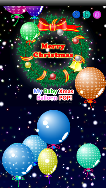 My baby Xmas (Balloon pop!) - عکس برنامه موبایلی اندروید