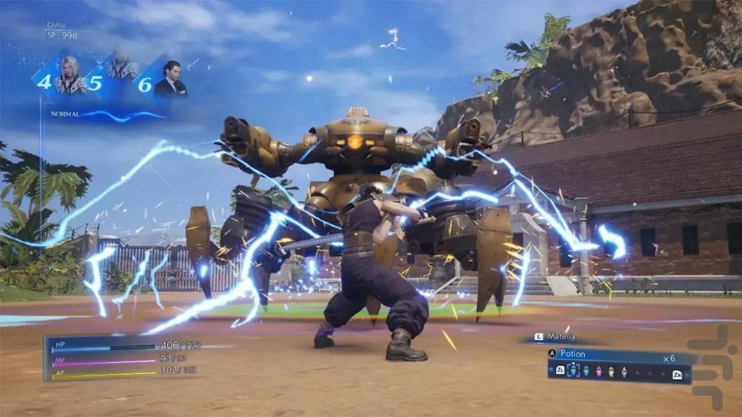 فاینال فانتزی 7(هسته بحران)غیر رسمی - Gameplay image of android game