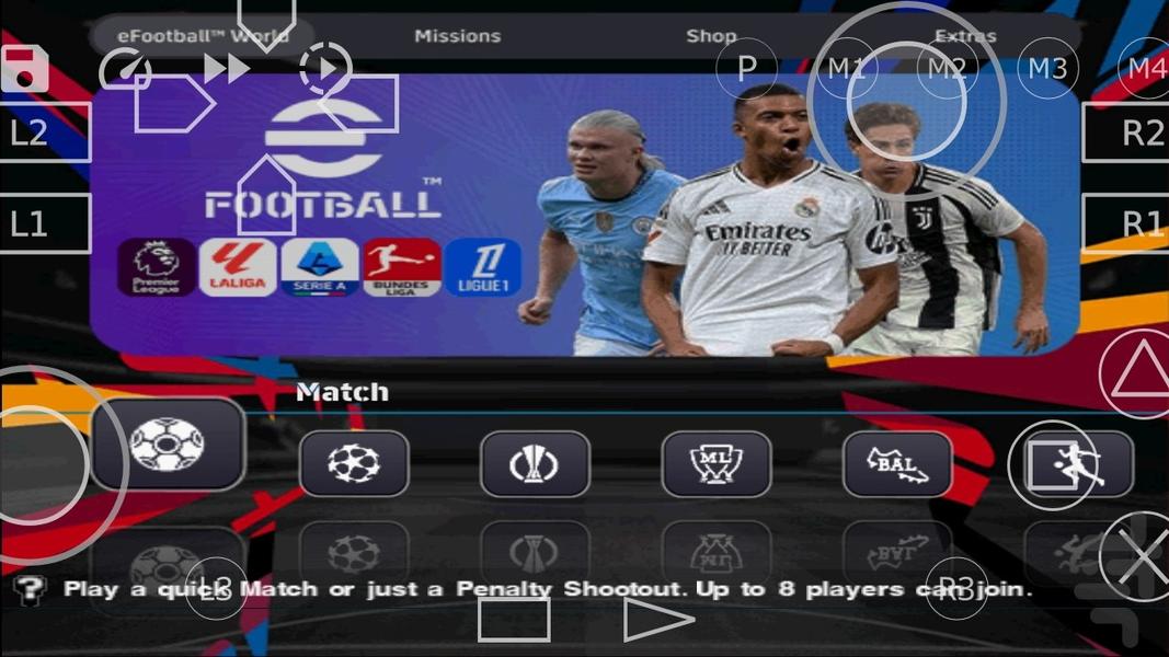 شبیه‌ساز eFootball 2025 گرافیک کنسول - Gameplay image of android game