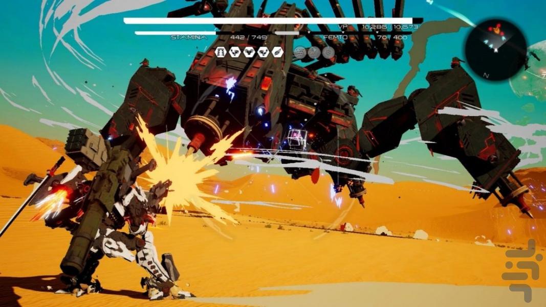 دیمن x مکینا (غیر رسمی) - Gameplay image of android game