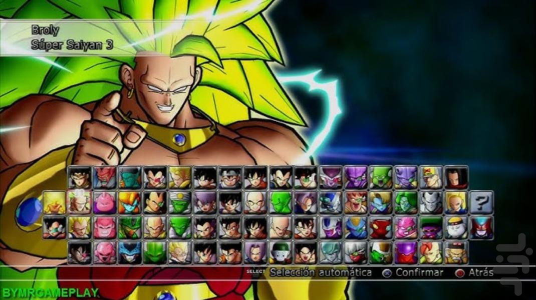 دراگون بال (انفجار خشمگین 2) غیر رسم - Gameplay image of android game