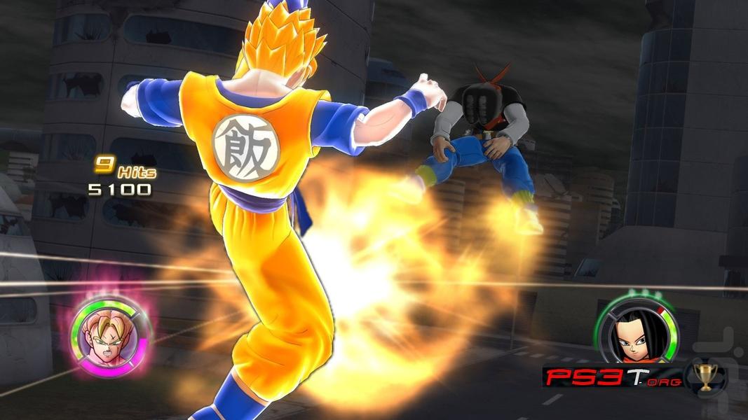 دراگون بال (انفجار خشمگین 2) غیر رسم - Gameplay image of android game