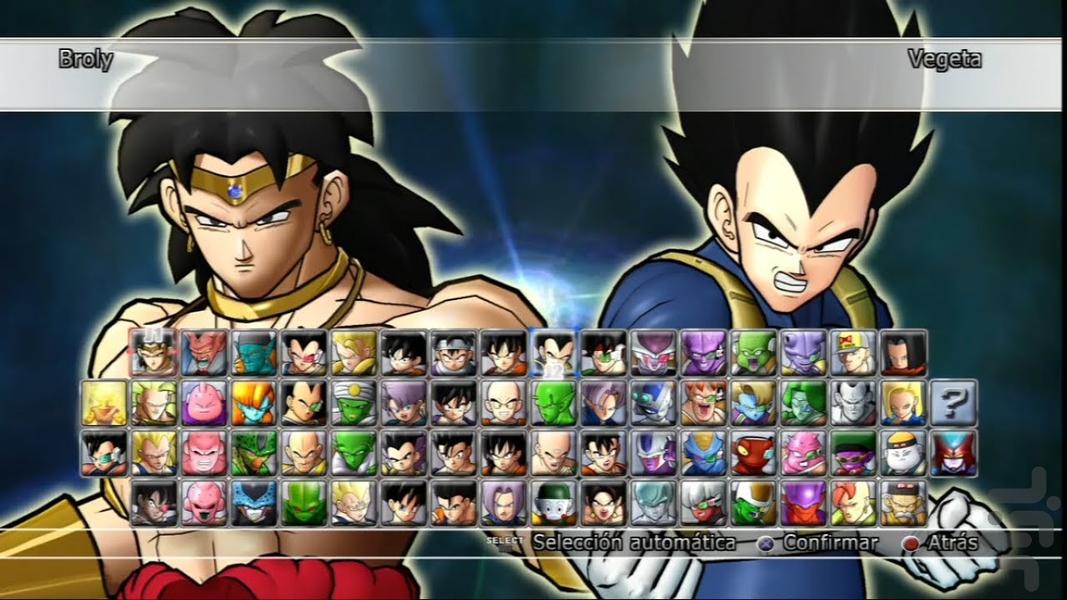دراگون بال (انفجار خشمگین 2) غیر رسم - Gameplay image of android game