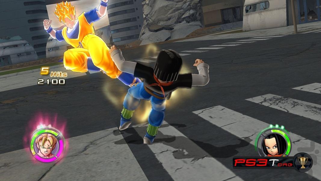 دراگون بال (انفجار خشمگین 2) غیر رسم - Gameplay image of android game