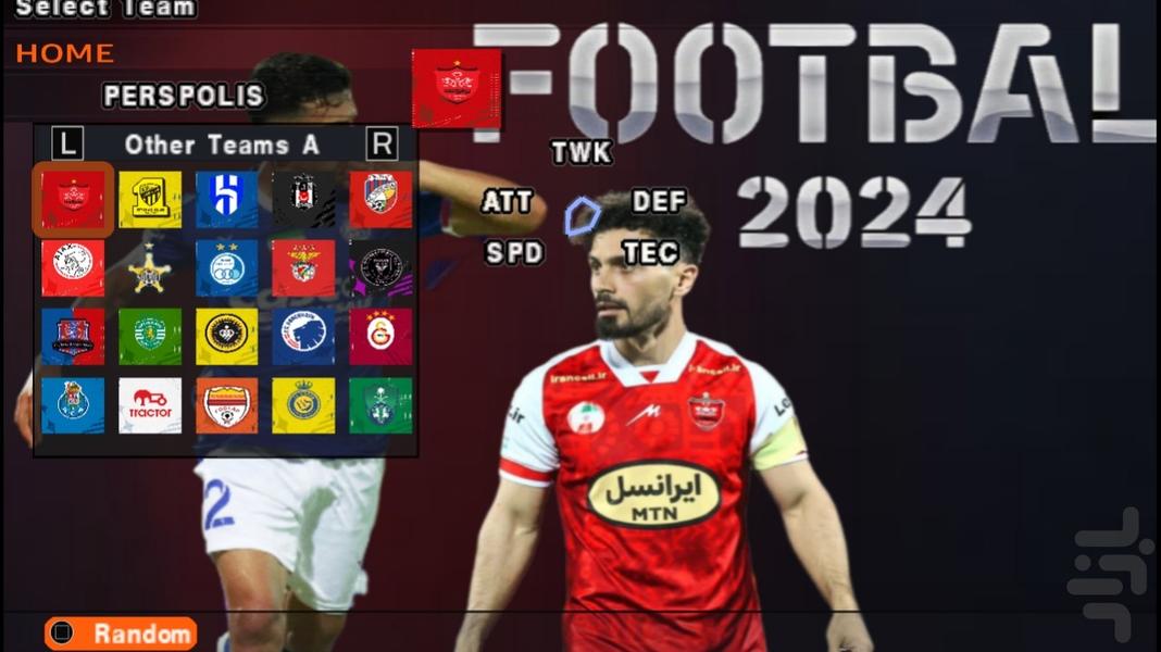 eFootball ۲۰۲۴ (لیگ برتر ایران/عربی) - عکس بازی موبایلی اندروید