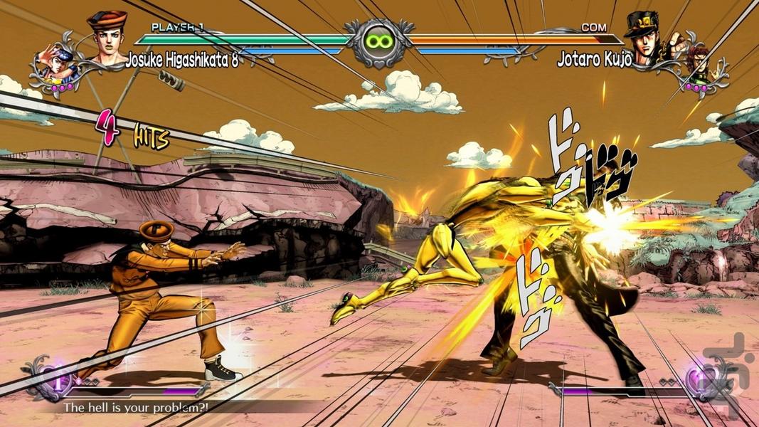ماجراجویی جوجو(نبرد ستارگان)غیر رسمی - Gameplay image of android game