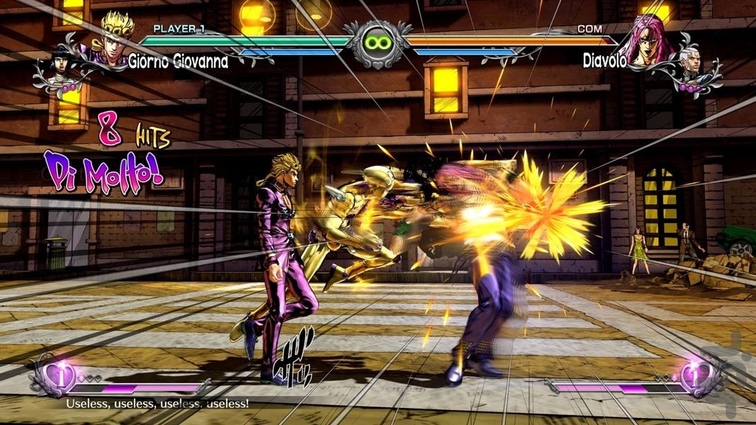 ماجراجویی جوجو(نبرد ستارگان)غیر رسمی - Gameplay image of android game