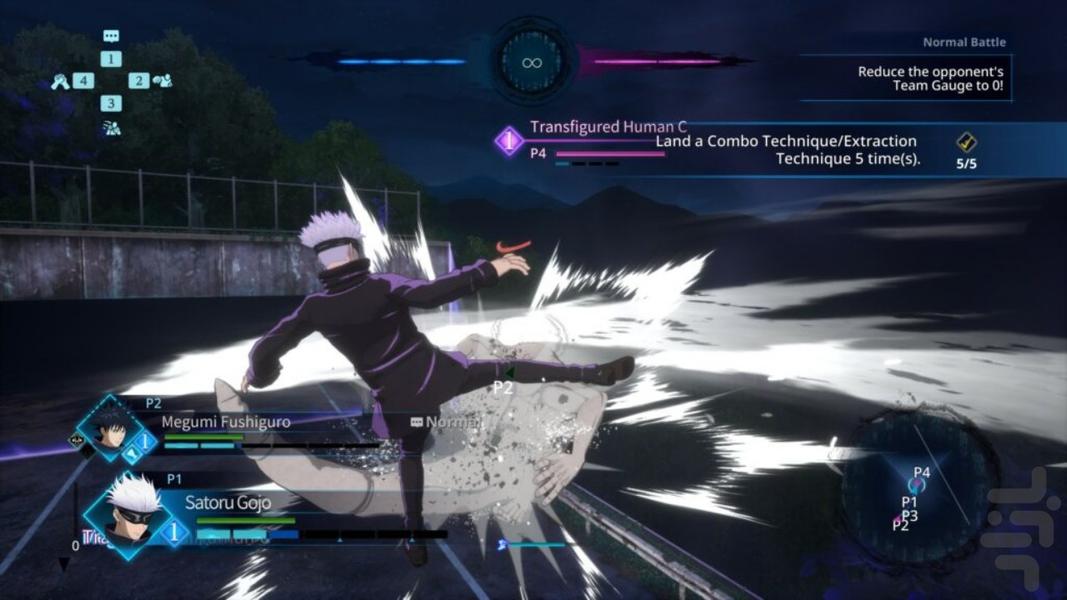 جوجوتسو کایسن (نبردنفرین شده)غیررسمی - Gameplay image of android game