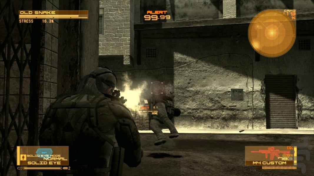متال گیر سولید 4 (غیر رسمی) - Gameplay image of android game