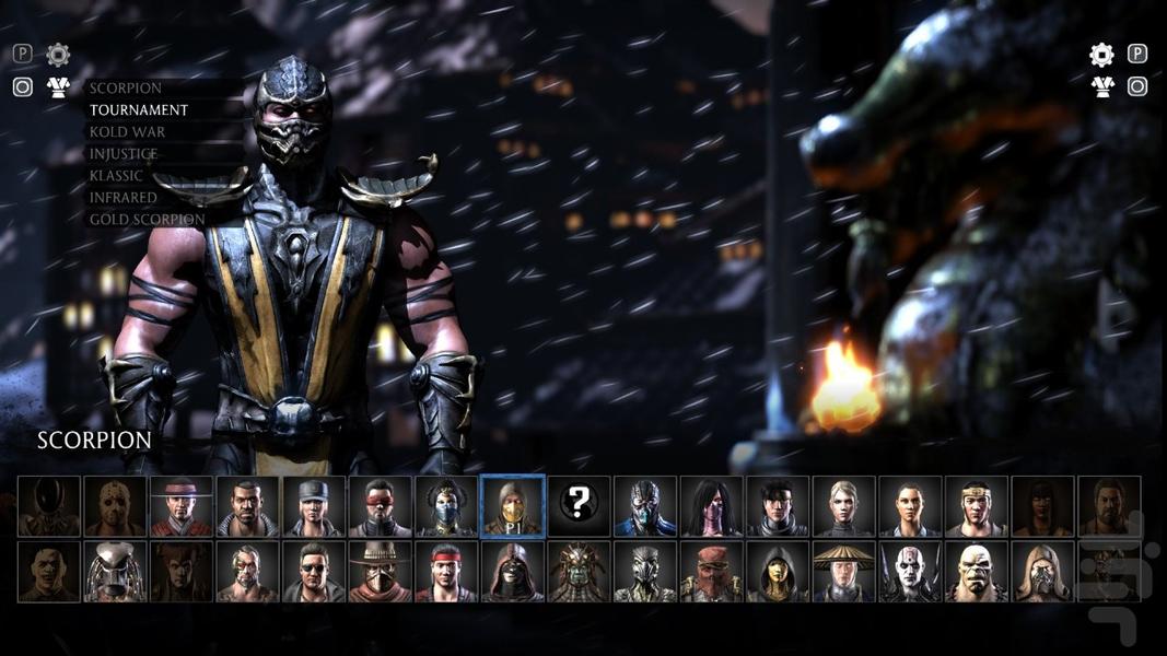 مورتال کمبت X (غیر رسمی) - Gameplay image of android game