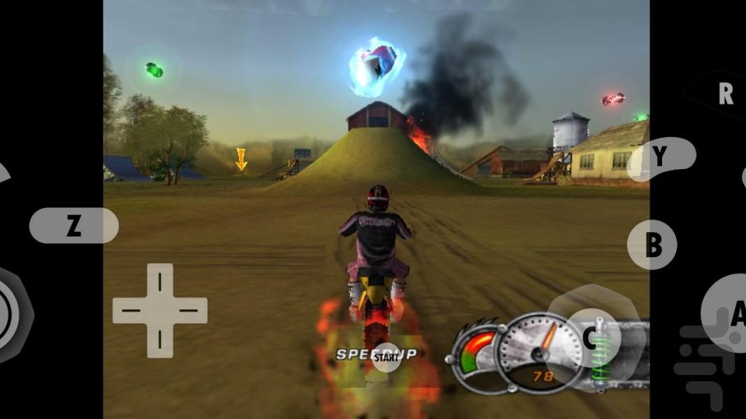 موتورسواری نمایشی متال X (غیر رسمی) - Gameplay image of android game