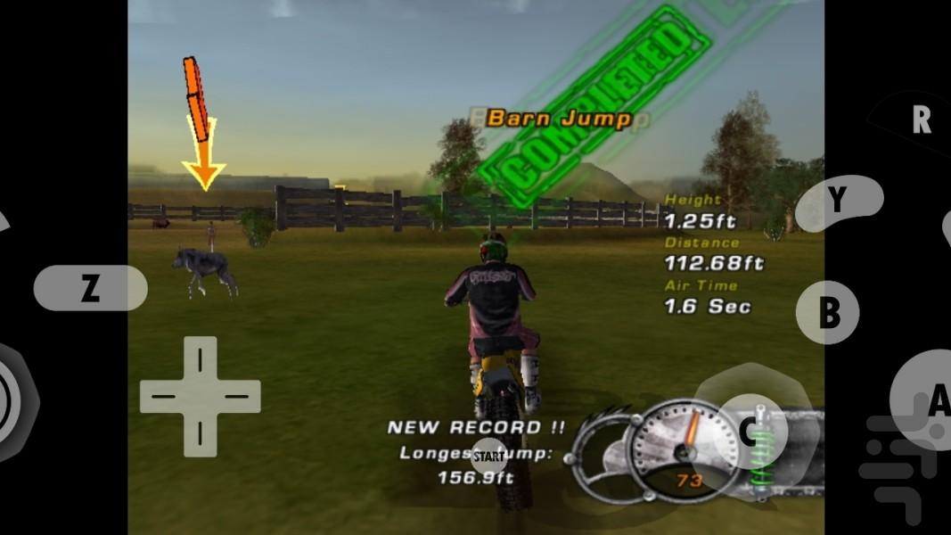 موتورسواری نمایشی متال X (غیر رسمی) - Gameplay image of android game