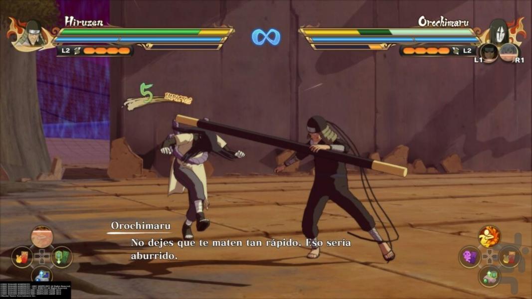 ناروتو x بوروتو نینجا استورم غیررسمی - Gameplay image of android game