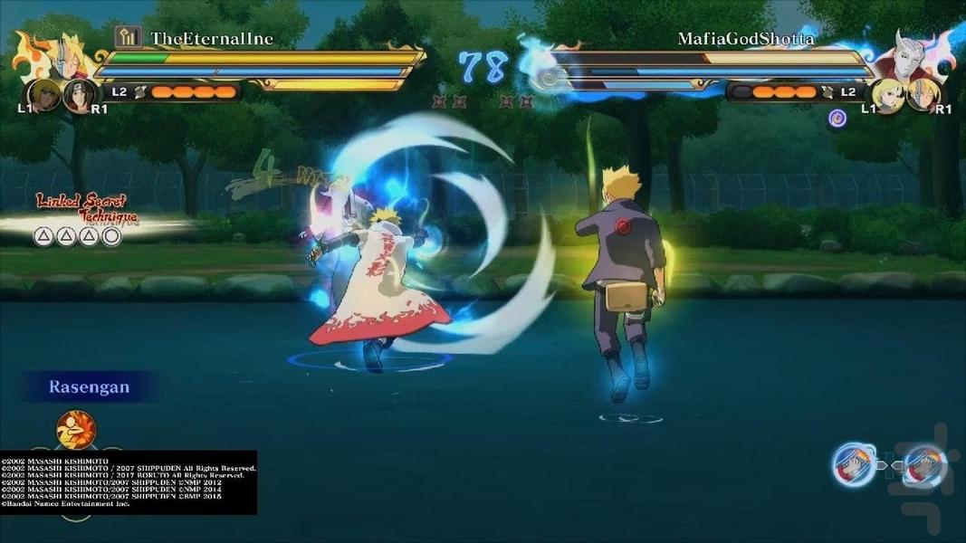 ناروتو x بوروتو نینجا استورم غیررسمی - Gameplay image of android game