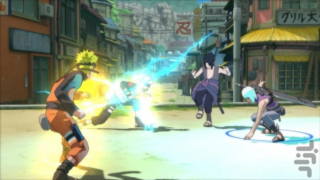 ناروتو سه گانه نینجا استورم غیررسمی - Gameplay image of android game
