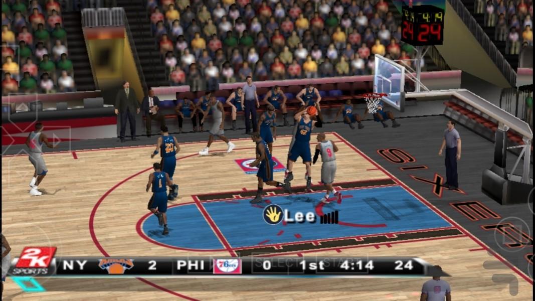 بسکتبال حرفه ای ۲K۱۰ (غیر رسمی) - عکس بازی موبایلی اندروید