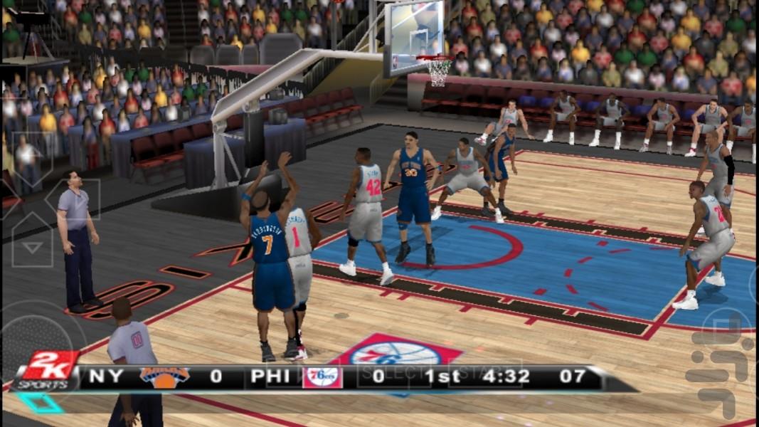 بسکتبال حرفه ای ۲K۱۰ (غیر رسمی) - عکس بازی موبایلی اندروید