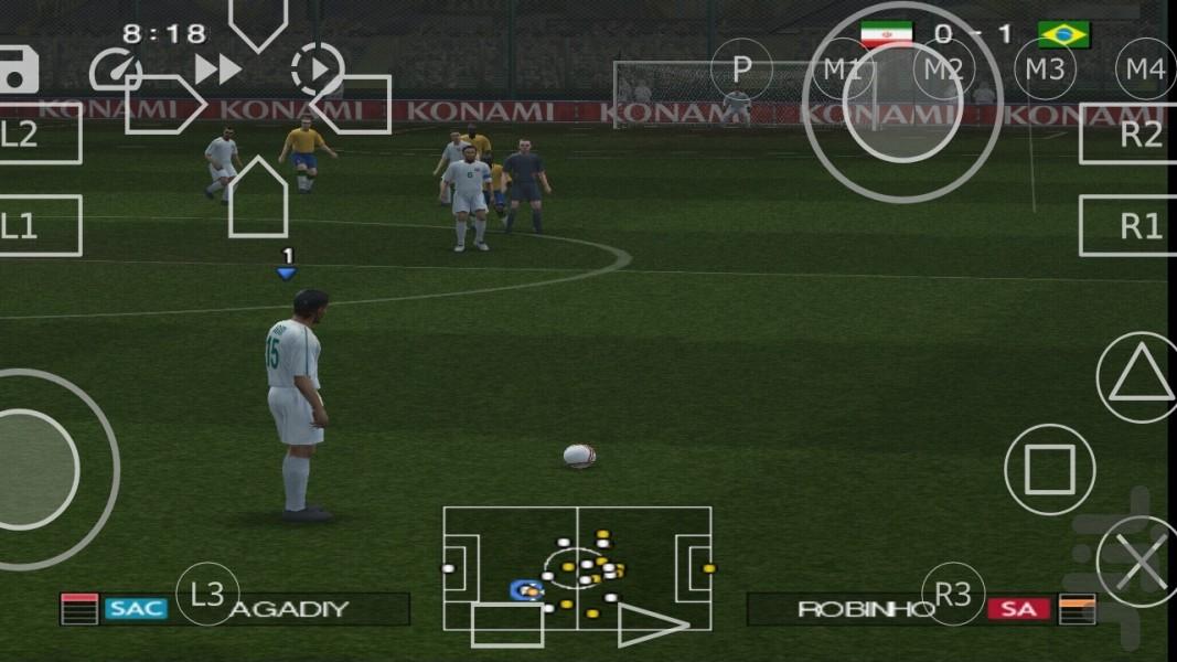 PES 2009 (غیر رسمی) - Gameplay image of android game