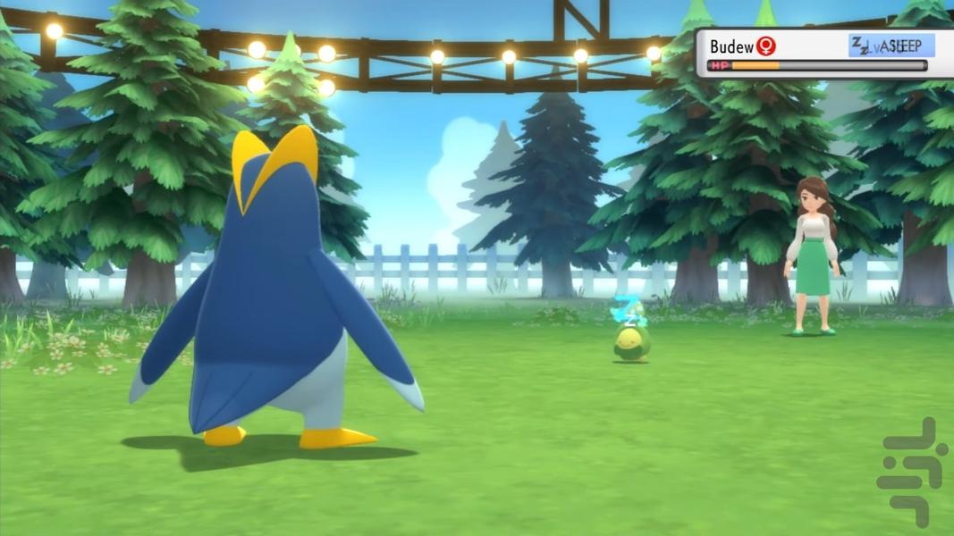 پوکمون شاینینگ پرل (غیر رسمی) - Gameplay image of android game