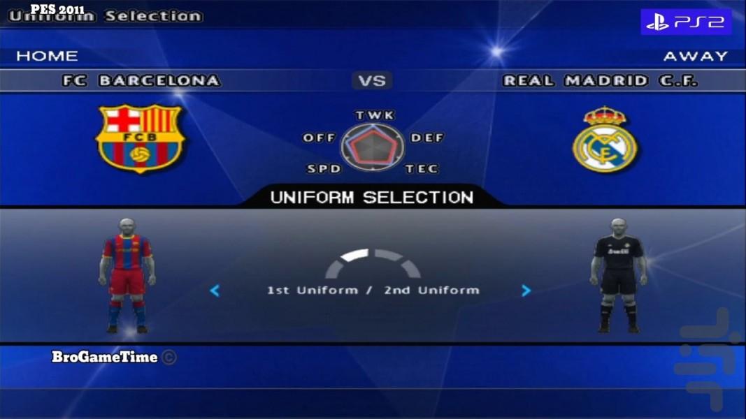 فوتبال حرفه ای ۲۰۱۱ - عکس بازی موبایلی اندروید