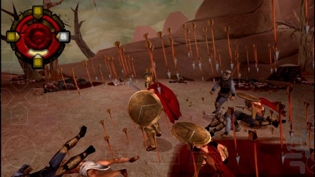 300 (راهپیمایی به سوی شکوه) غیر رسمی - Gameplay image of android game