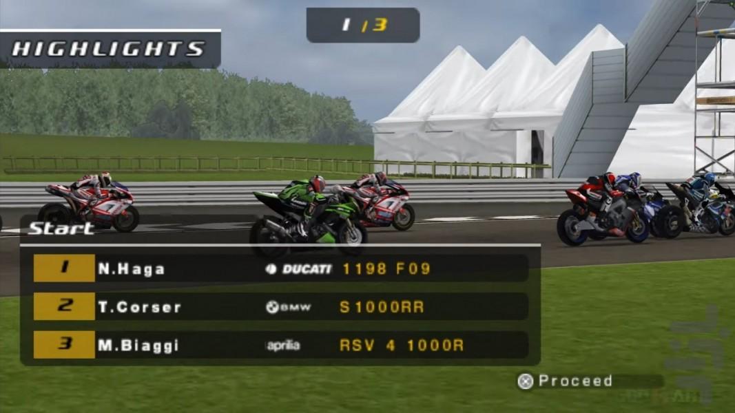 SBK ۰۹ (مسابقات قهرمانی) غیر رسمی - عکس بازی موبایلی اندروید